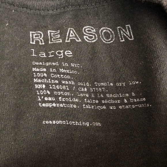 Reason Brand Graphic T-Shirt Fight For Your Right Bold Bright Colorful 90s Style - Picture 5 of 5
